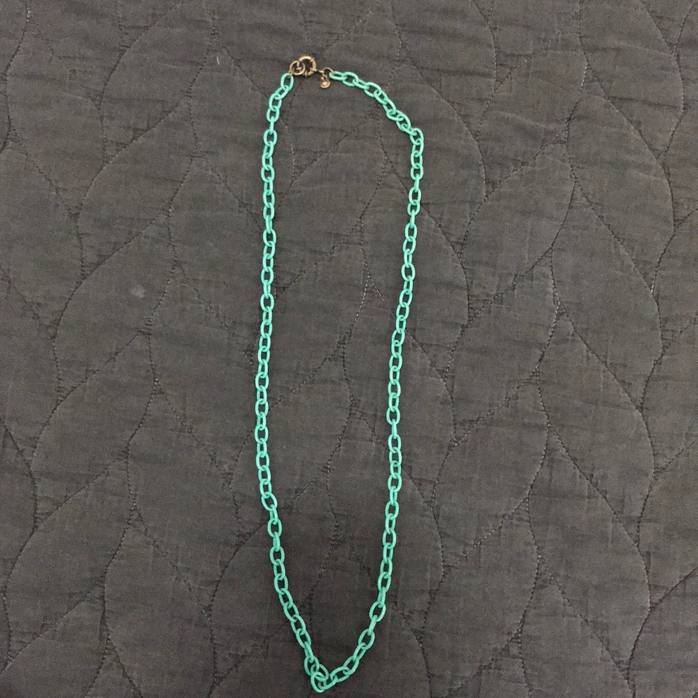 J. Crew green chain